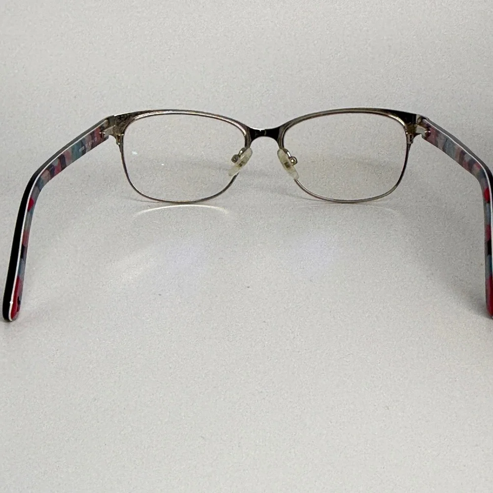 Nine West NW1088 001 Black Silver Eyeglasses Frames‎ 49-14-135 Geometric 22138